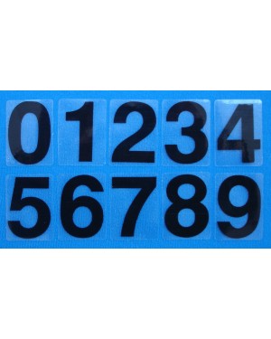 Numerals Black 0-9 (self-adhesive)